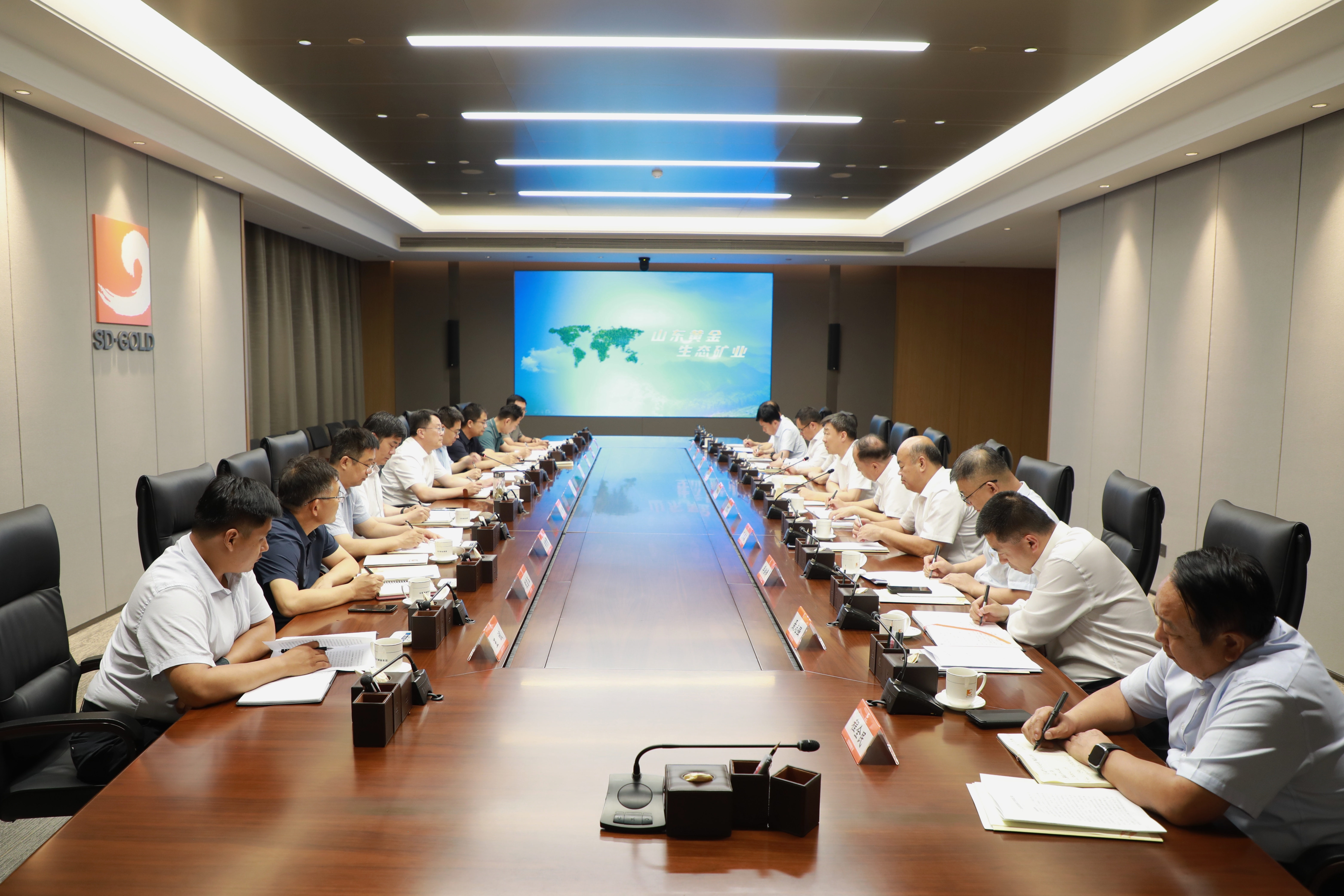 山東省自然資源廳黨組書(shū)記、廳長(zhǎng)趙曉暉到集團(tuán)調(diào)研